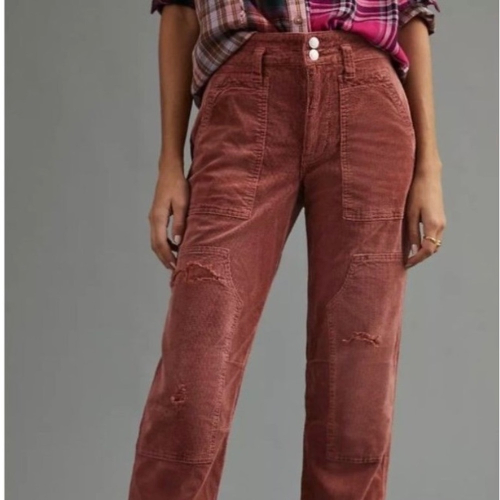 Rust Pilcro by Anthropologie Cords/Pants Size 32-Rust color NWT